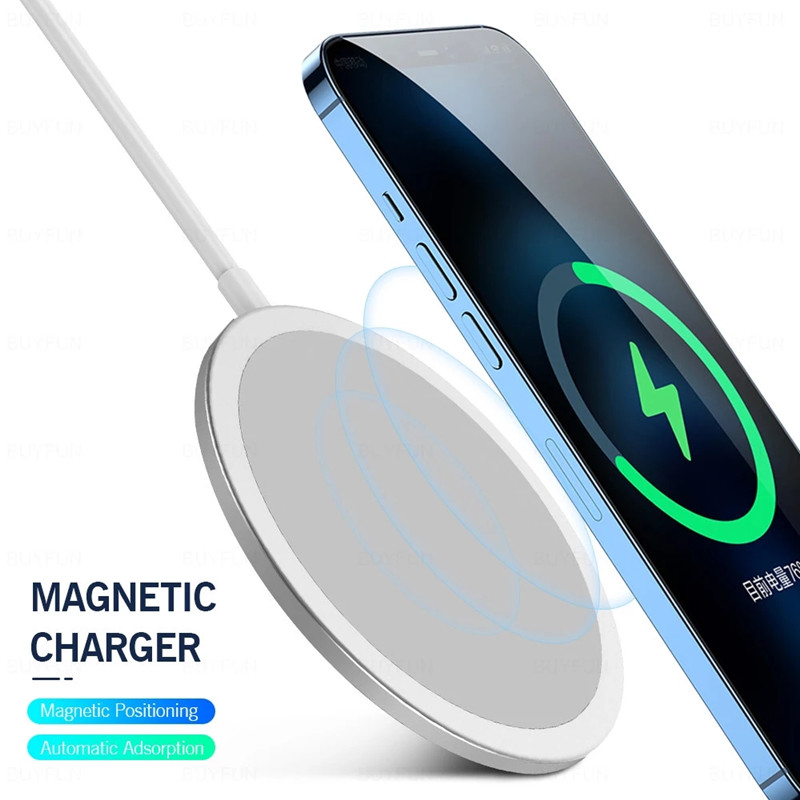Magneettinen Magsafe Langaton puhelinlaturi 15 W Kannettava Magsafe laturi Apple iPhone 12 11 Pro MAX Best-Myymälä Amazon Hot Style